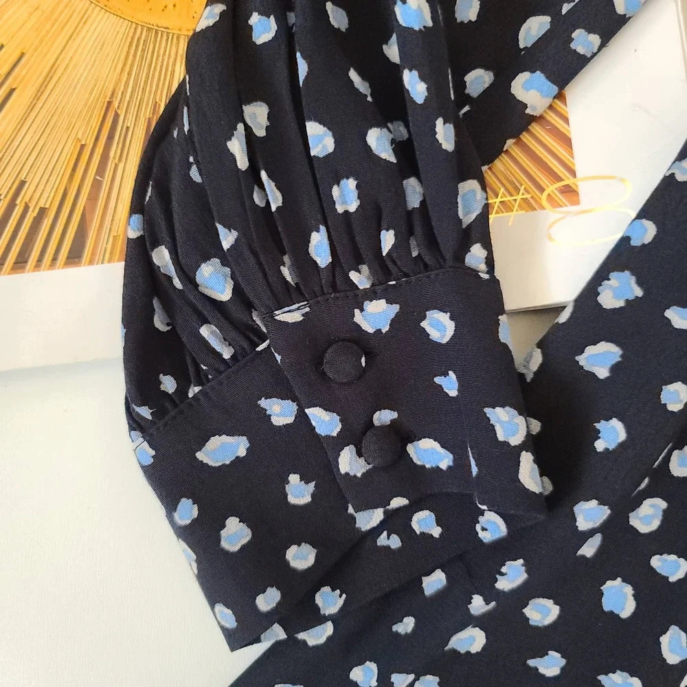 Sanctuary Niki Long Sleeve Smocked Midi Dress 2 - Picture 10 of 15